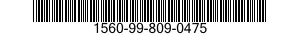 1560-99-809-0475 SUPPORT,STRUCTURAL COMPONENT,AIRCRAFT 1560998090475 998090475