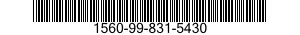 1560-99-831-5430 PLATE,STRUCTURAL,AIRCRAFT 1560998315430 998315430