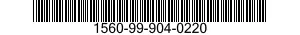 1560-99-904-0220 BALANCE WEIGHT,STABILIZER 1560999040220 999040220