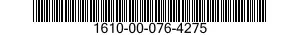 1610-00-076-4275 INSULATOR 1610000764275 000764275