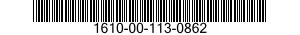 1610-00-113-0862  1610001130862 001130862