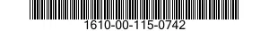 1610-00-115-0742  1610001150742 001150742