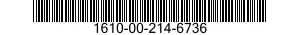 1610-00-214-6736  1610002146736 002146736