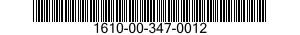 1610-00-347-0012  1610003470012 003470012