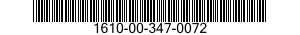 1610-00-347-0072  1610003470072 003470072