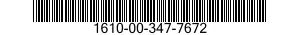 1610-00-347-7672  1610003477672 003477672