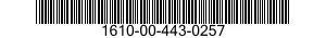 1610-00-443-0257  1610004430257 004430257