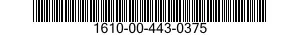 1610-00-443-0375  1610004430375 004430375