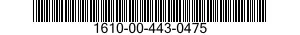 1610-00-443-0475  1610004430475 004430475