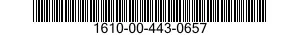 1610-00-443-0657  1610004430657 004430657