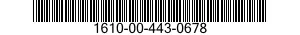 1610-00-443-0678  1610004430678 004430678