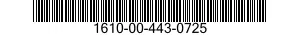 1610-00-443-0725  1610004430725 004430725