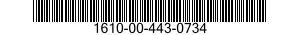 1610-00-443-0734  1610004430734 004430734