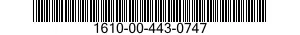 1610-00-443-0747  1610004430747 004430747