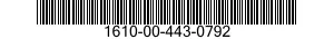 1610-00-443-0792  1610004430792 004430792