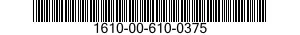 1610-00-610-0375  1610006100375 006100375