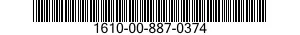 1610-00-887-0374 NUT,BARREL 1610008870374 008870374