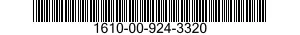 1610-00-924-3320  1610009243320 009243320