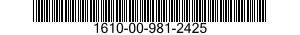 1610-00-981-2425  1610009812425 009812425