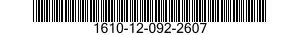 1610-12-092-2607  1610120922607 120922607
