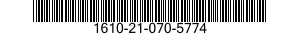 1610-21-070-5774  1610210705774 210705774