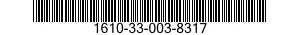 1610-33-003-8317 CONE,REAR,ADAPTER ASSEMBLY 1610330038317 330038317