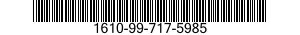 1610-99-717-5985 SEAL,HALF-ASSEMBLY, 1610997175985 997175985