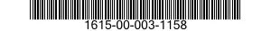 1615-00-003-1158 BOLT ASSEMBLY,ROTARY WING HEAD 1615000031158 000031158