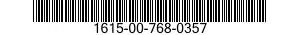 1615-00-768-0357  1615007680357 007680357