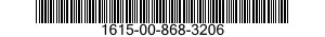 1615-00-868-3206 DRIVE SHAFT ASSEMBLY,TAIL ROTOR 1615008683206 008683206