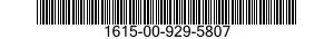 1615-00-929-5807  1615009295807 009295807