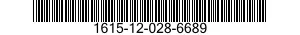 1615-12-028-6689 SCREW,CAP,SOCKET HEAD 1615120286689 120286689