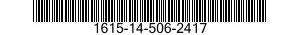 1615-14-506-2417 DRIVE SHAFT ASSEMBLY,TAIL ROTOR 1615145062417 145062417