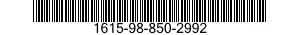 1615-98-850-2992 BLADE,ROTARY RUDDER 1615988502992 988502992
