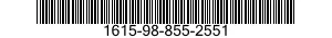 1615-98-855-2551 HOUSING ASSEMBLY,RO 1615988552551 988552551