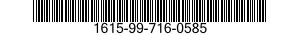 1615-99-716-0585  1615997160585 997160585