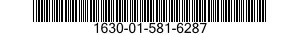 1630-01-581-6287 WHEEL HALF,AIRCRAFT 1630015816287 015816287