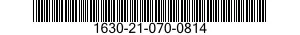 1630-21-070-0814 BOLT,INTERNALLY RELIEVED BODY 1630210700814 210700814