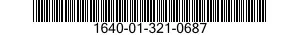 1640-01-321-0687 CABLE ASSEMBLY,CONTROL 1640013210687 013210687