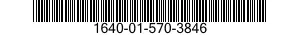 1640-01-570-3846 WIRE ROPE ASSEMBLY,SINGLE LEG,AVIATION 1640015703846 015703846