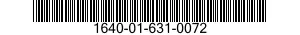 1640-01-631-0072 CONNECTOR,ROD END,AVIATION 1640016310072 016310072