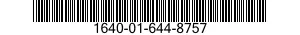 1640-01-644-8757 WIRE ROPE ASSEMBLY SET,AVIATION 1640016448757 016448757