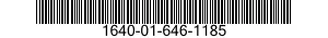 1640-01-646-1185 TERMINAL,ROPE,SWAGING,AVIATION 1640016461185 016461185