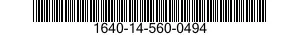 1640-14-560-0494 CONNECTOR,ROD END,AVIATION 1640145600494 145600494