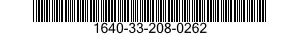 1640-33-208-0262 WIRE ROPE ASSEMBLY,SINGLE LEG,AVIATION 1640332080262 332080262