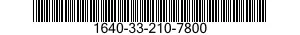 1640-33-210-7800 WIRE ROPE ASSEMBLY,SINGLE LEG,AVIATION 1640332107800 332107800