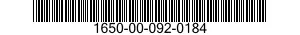 1650-00-092-0184  1650000920184 000920184