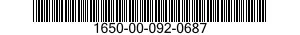 1650-00-092-0687  1650000920687 000920687
