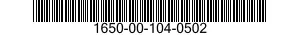 1650-00-104-0502  1650001040502 001040502