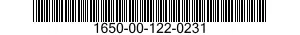 1650-00-122-0231  1650001220231 001220231